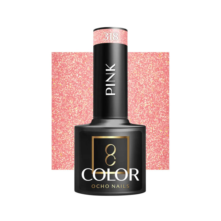 OCHO NAILS Hybrid-Nagellack pink 318 -5 g - Nagellack
