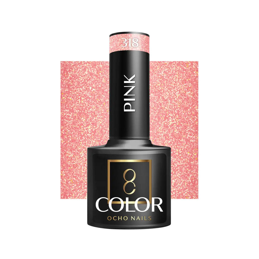 OCHO NAILS Hybrid-Nagellack pink 318 -5 g - Nagellack