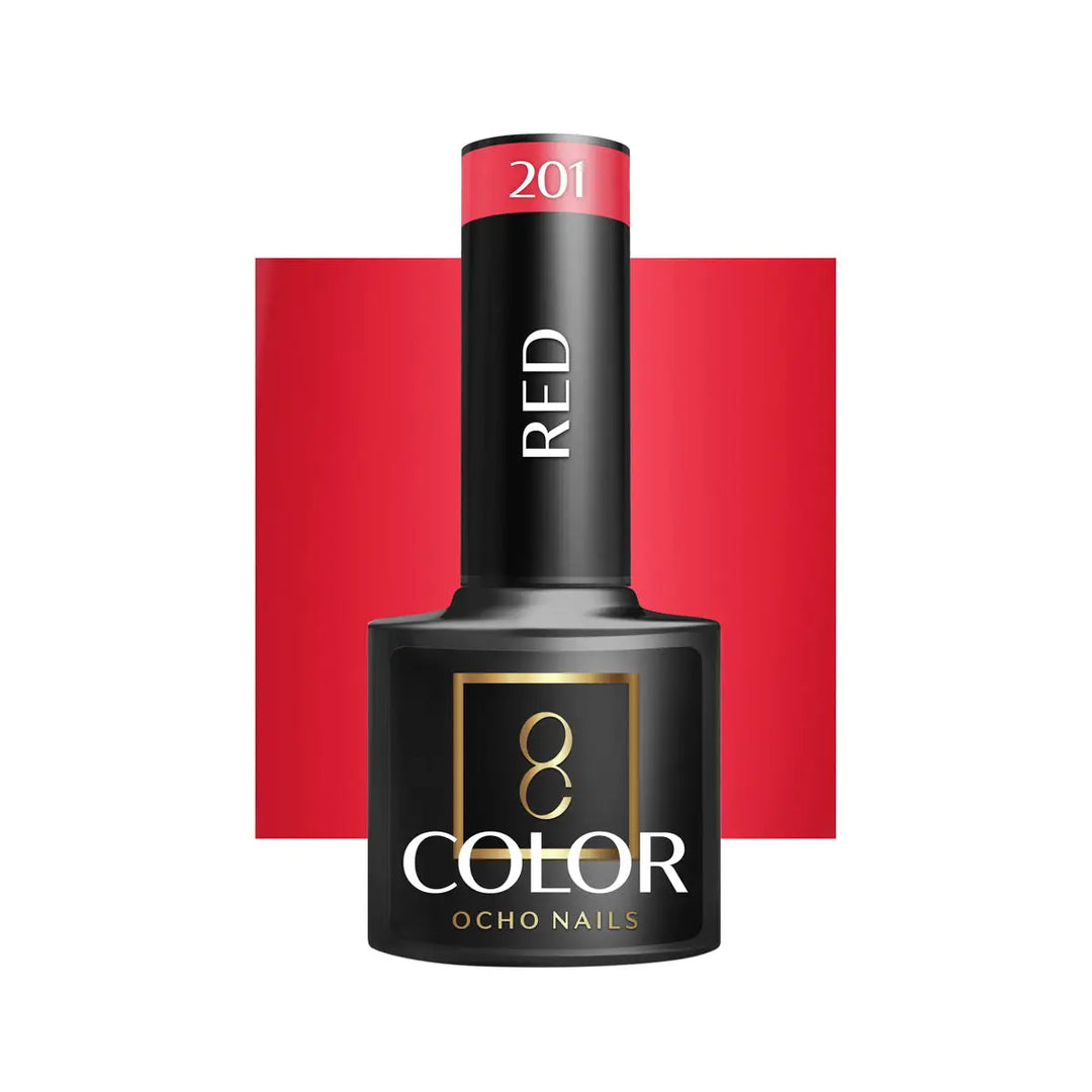 OCHO NAILS Hybrid-Nagellack rot 201 -5 g - Nagellack