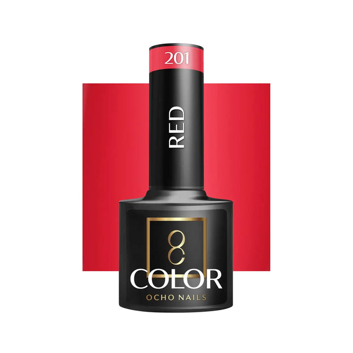 OCHO NAILS Hybrid-Nagellack rot 201 -5 g - Nagellack