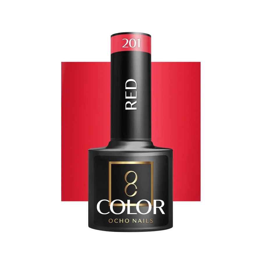 OCHO NAILS Hybrid-Nagellack rot 201 -5 g - Nagellack