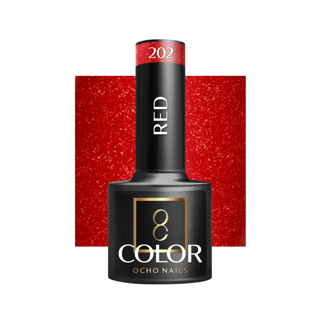OCHO NAILS Hybrid-Nagellack rot 202 -5 g - Nagellack