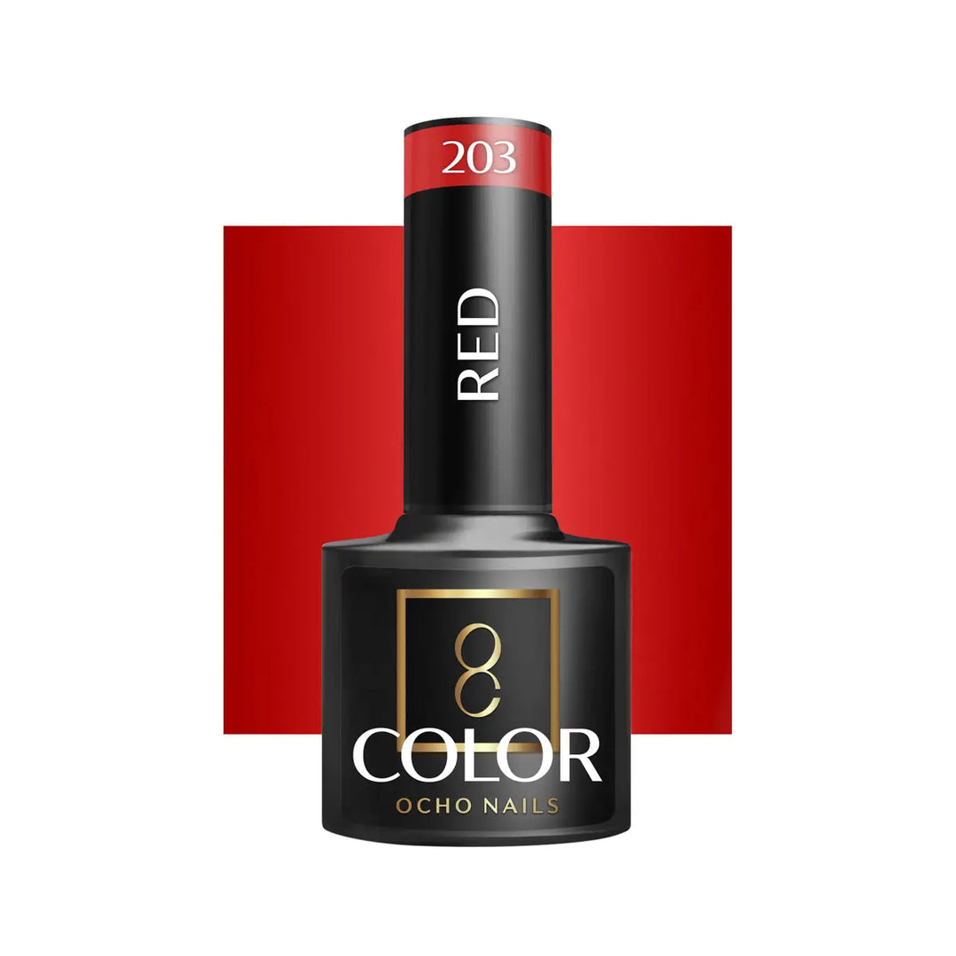 OCHO NAILS Hybrid-Nagellack rot 203 -5 g - Nagellack