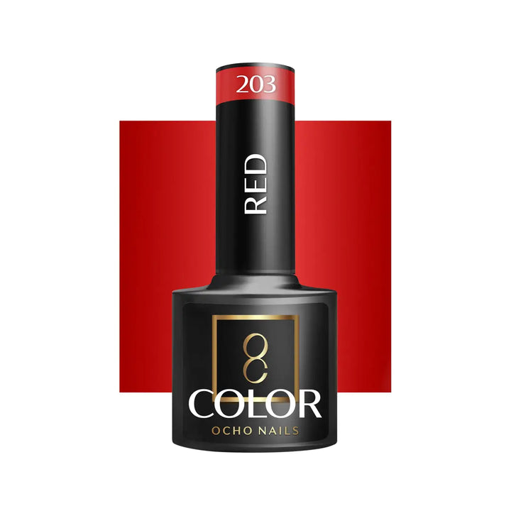 OCHO NAILS Hybrid-Nagellack rot 203 -5 g - Nagellack