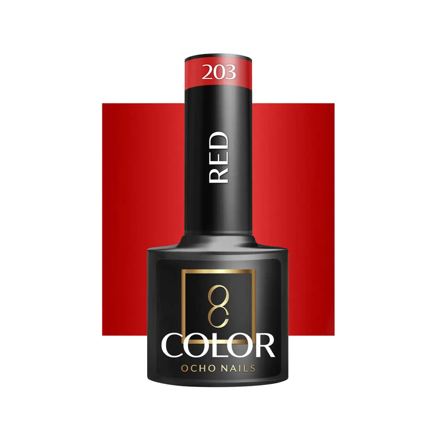 OCHO NAILS Hybrid-Nagellack rot 203 -5 g - Nagellack