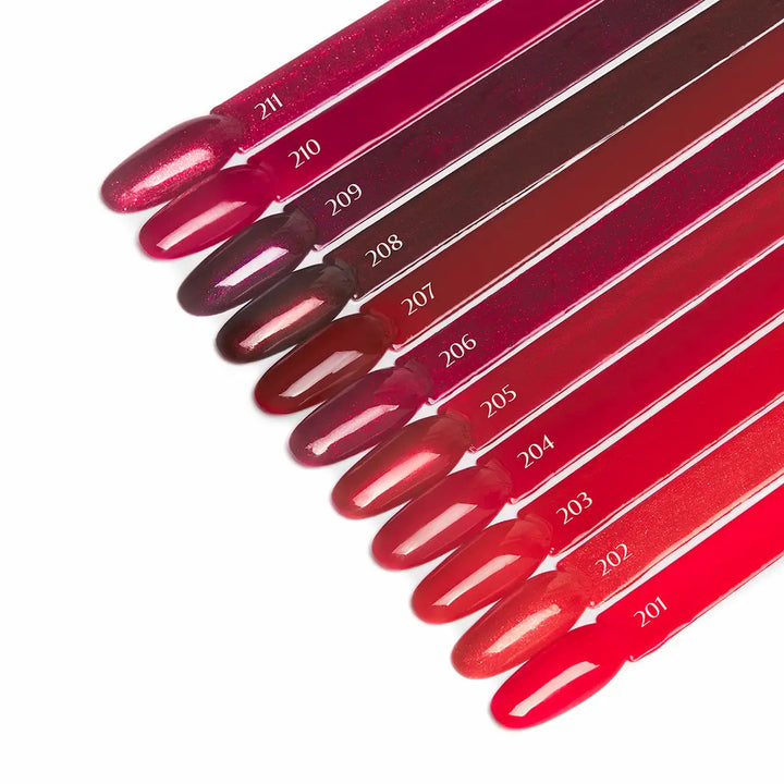 OCHO NAILS Hybrid-Nagellack rot 204 -5 g - Nagellack