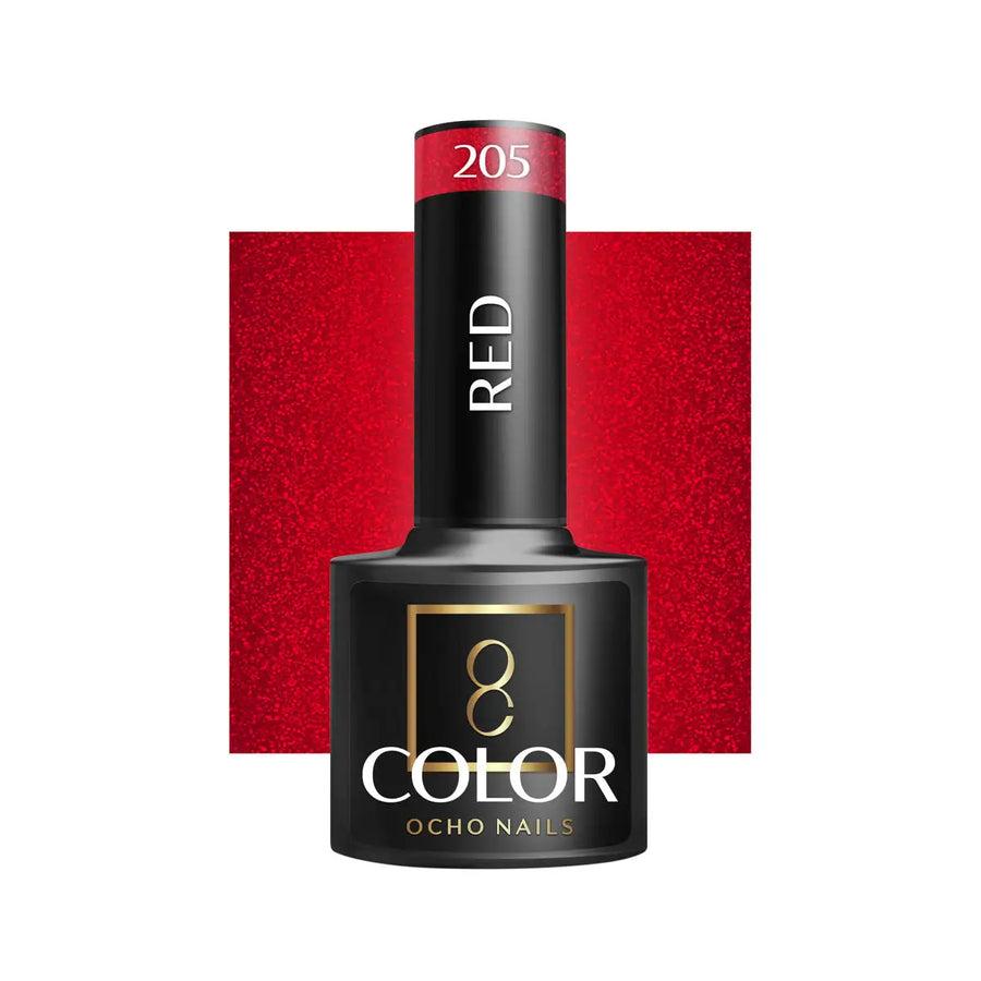 OCHO NAILS Hybrid-Nagellack rot 205 -5 g - Nagellack