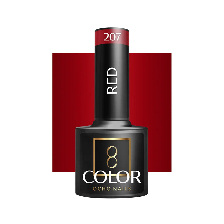 OCHO NAILS Hybrid-Nagellack rot 207 -5 g - Nagellack
