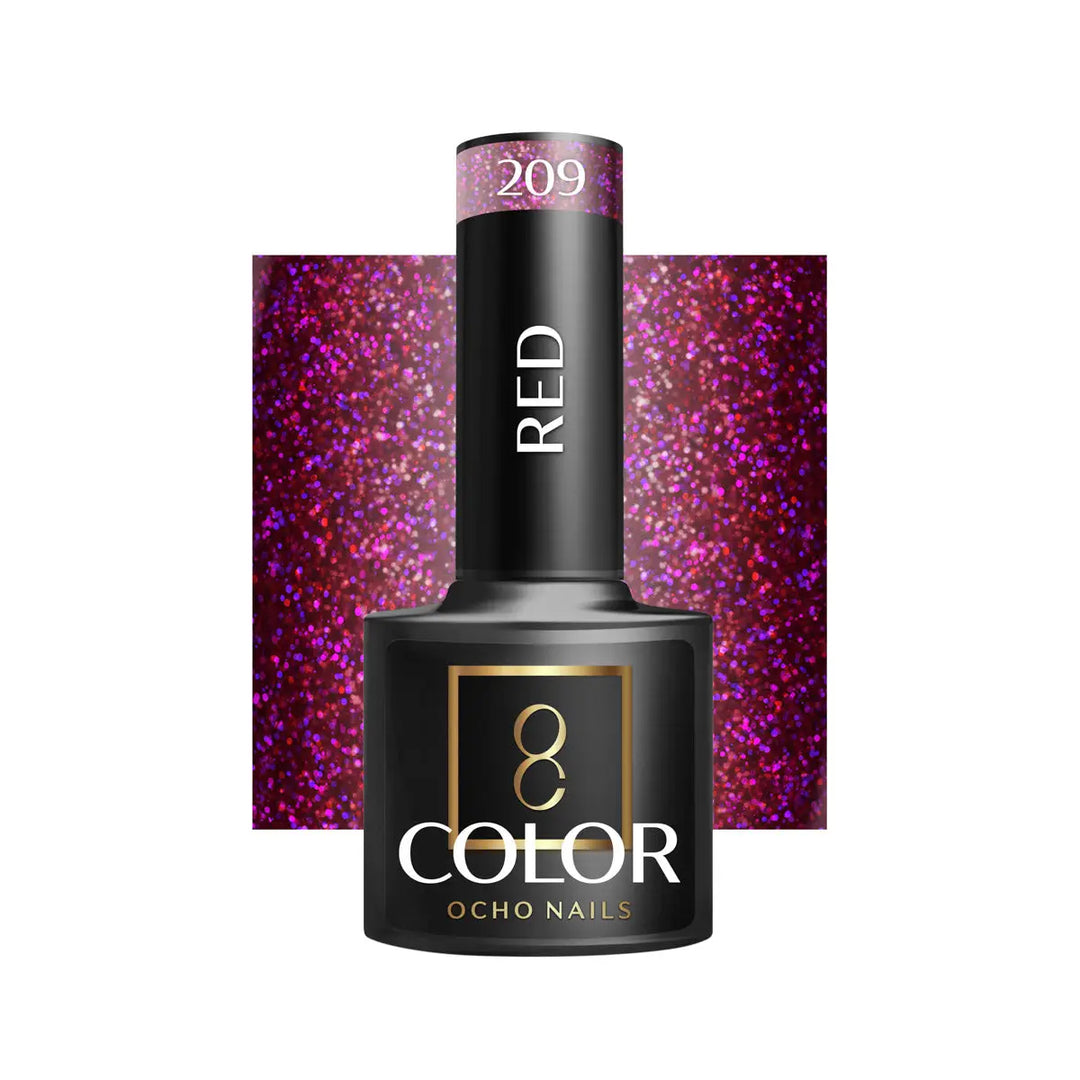 OCHO NAILS Hybrid-Nagellack rot 209 -5 g - Nagellack