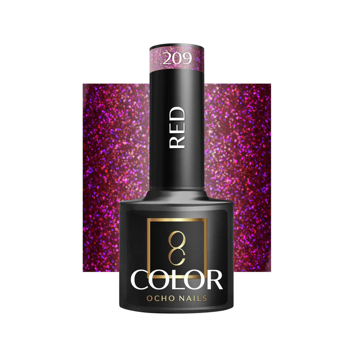 OCHO NAILS Hybrid-Nagellack rot 209 -5 g - Nagellack