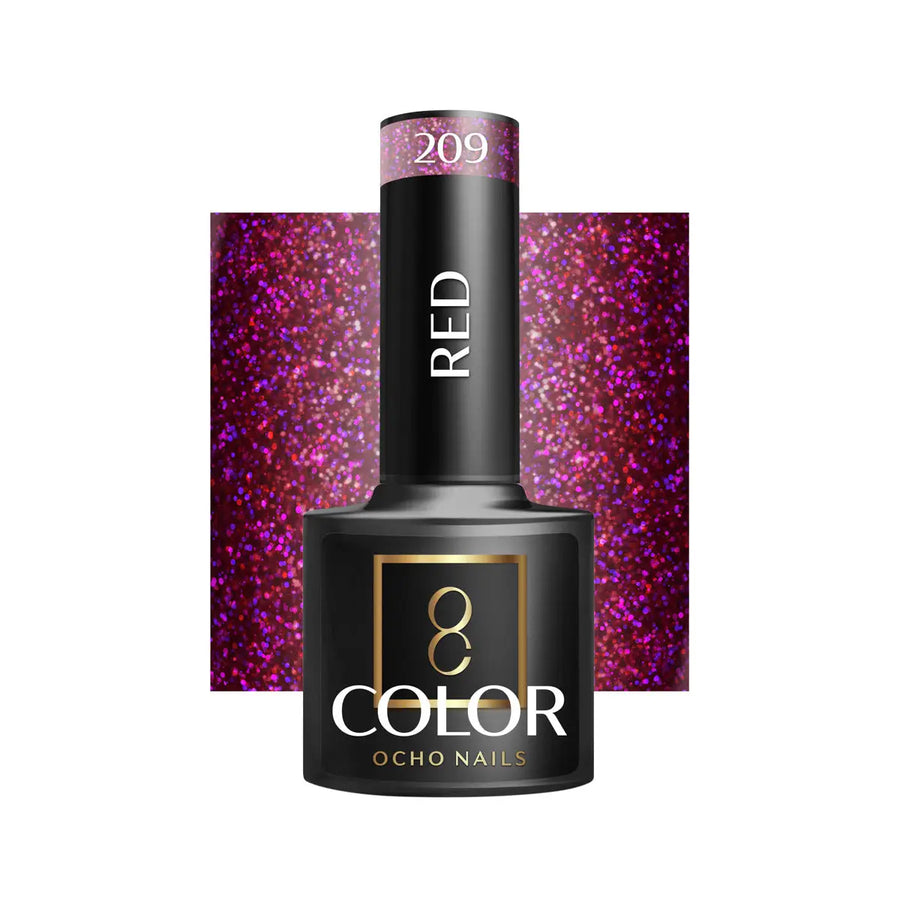 OCHO NAILS Hybrid-Nagellack rot 209 -5 g - Nagellack