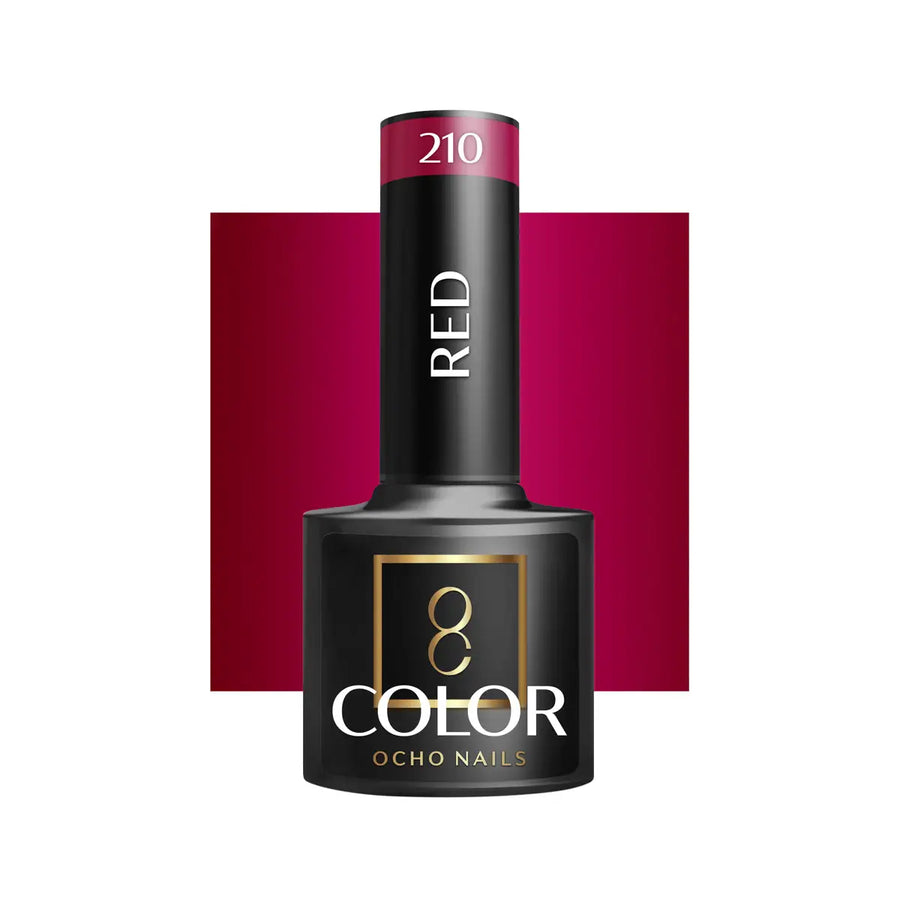 OCHO NAILS Hybrid-Nagellack rot 210 -5 g - Nagellack
