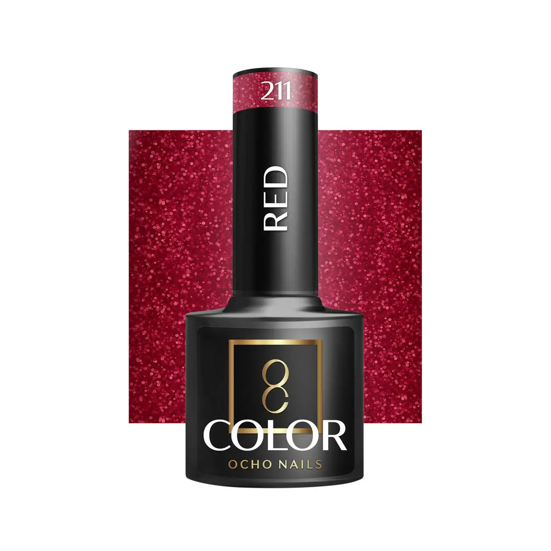 OCHO NAILS Hybrid-Nagellack rot 211 -5 g - Nagellack