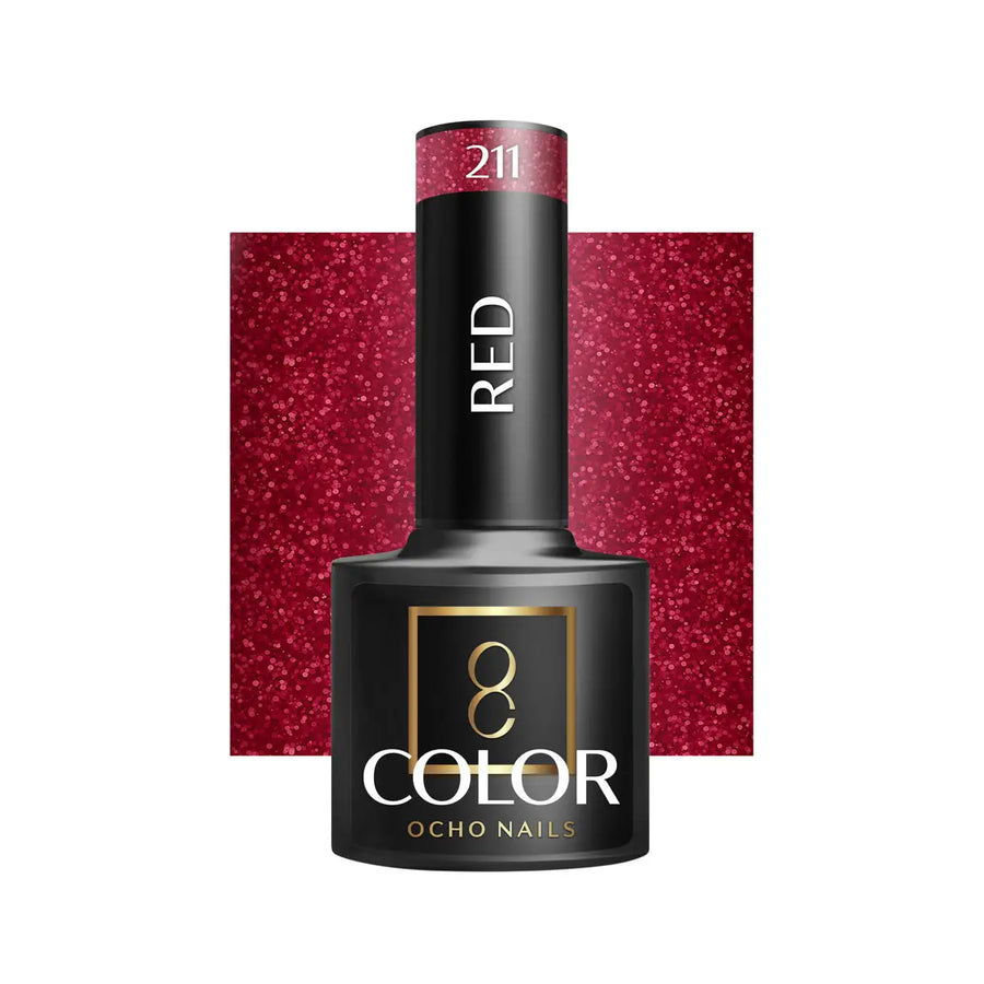 OCHO NAILS Hybrid-Nagellack rot 211 -5 g - Nagellack