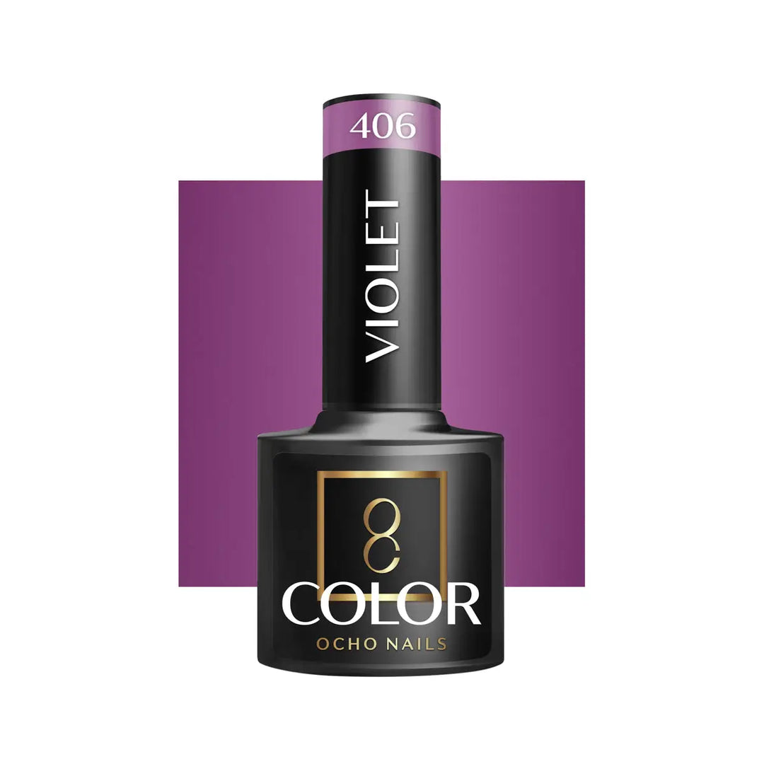 OCHO NAILS Hybrid-Nagellack violet 406 -5 g - Nagellack