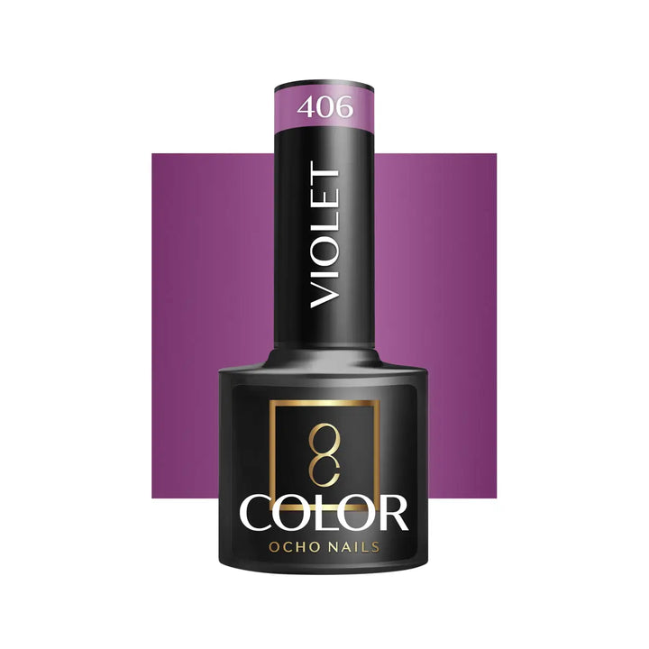 OCHO NAILS Hybrid-Nagellack violet 406 -5 g - Nagellack