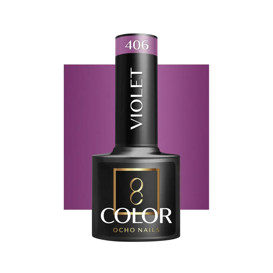 OCHO NAILS Hybrid-Nagellack violet 406 -5 g - Nagellack