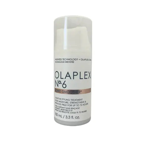 OLAPLEX № 6 Bond Smoother Haarkosmetik auf weißem Hintergrund