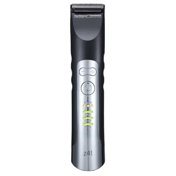 Schwarzer und silberner Olymp Hair Master Trimmer Z4T Haarschneider