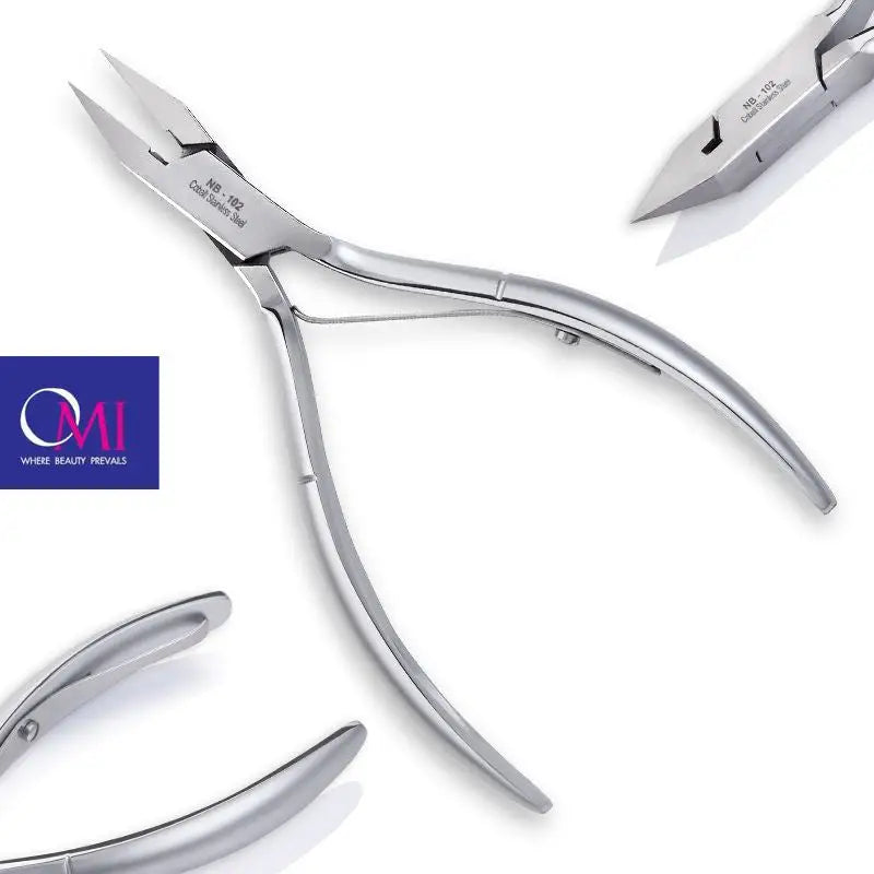 Edelstahl Nagelhautschneider Omi Pro Line Podo NB-102 mit Box-Gelenk