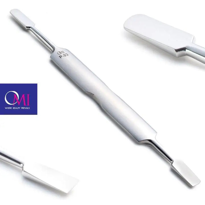 Doppelspitz-Metall-Cuticle-Pusher für Nagelhautpflege im Omi Pro-Line Nagelhautschieber P23