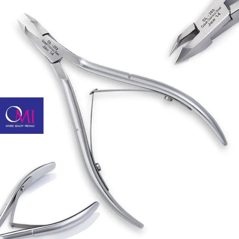 Stainless steel Nagelhautzange Omi Pro-Line CL-203 für professionelle Nagelpflege
