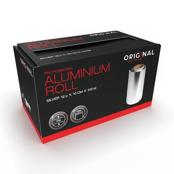 Original Best Buy Alufolienrolle 12µ Silber 10cmx100m - Alufolie