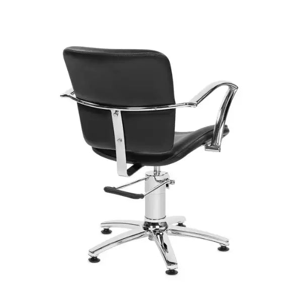 Original Best Buy Styling George V Stuhl 5-Beinig Schwarz - Friseurstuhl