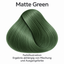 Goldwell System @ Pure Pigments – Matte Green. Farbillustration – Ergebnis abhängig von Mischung und Ausgangsfarbe.