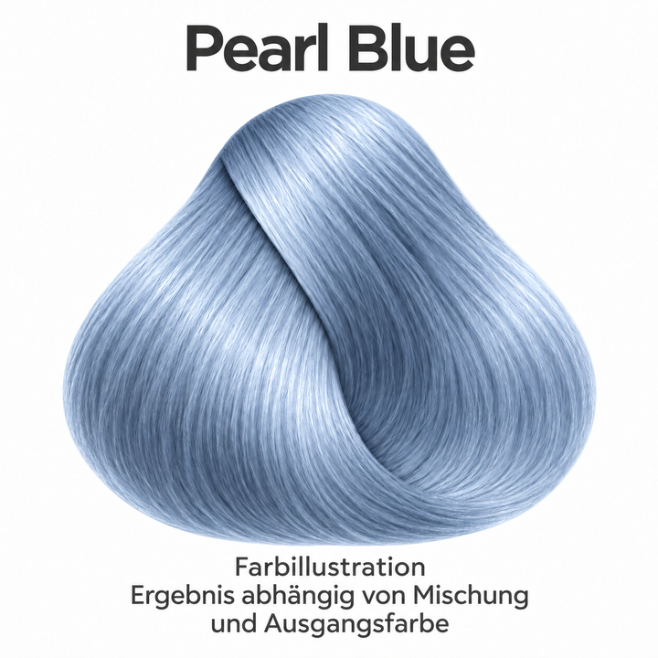Goldwell System @ Pure Pigments – Pearl Blue. Farbillustration – Ergebnis abhängig von Mischung und Ausgangsfarbe.