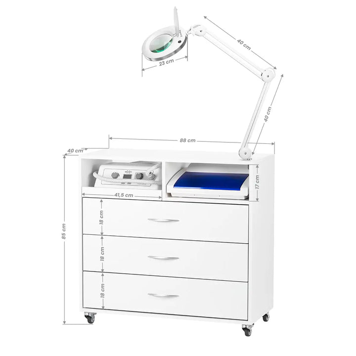 Podologiegerät Y-200 MAX SET - Lupenlampe