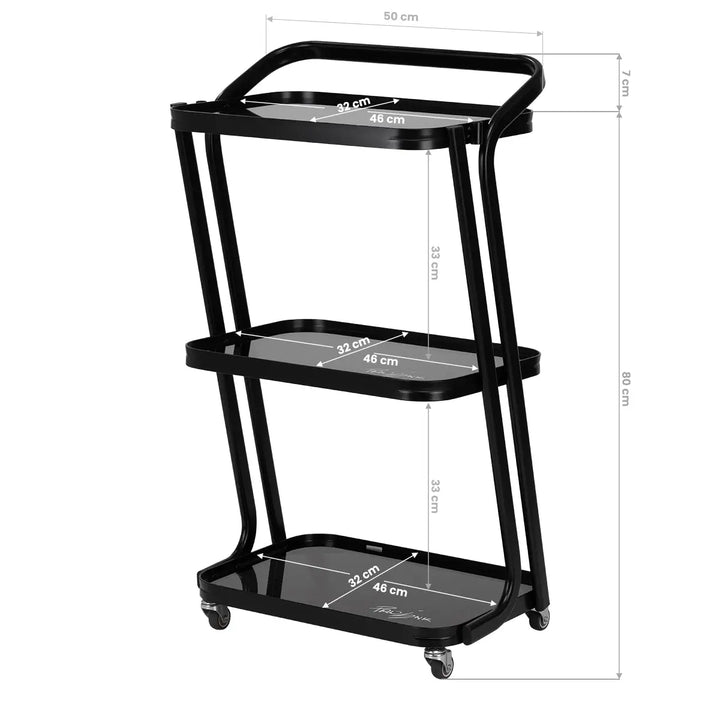 Pro-Ink 6701 Kosmetiktisch Schwarz - Kosmetiktisch