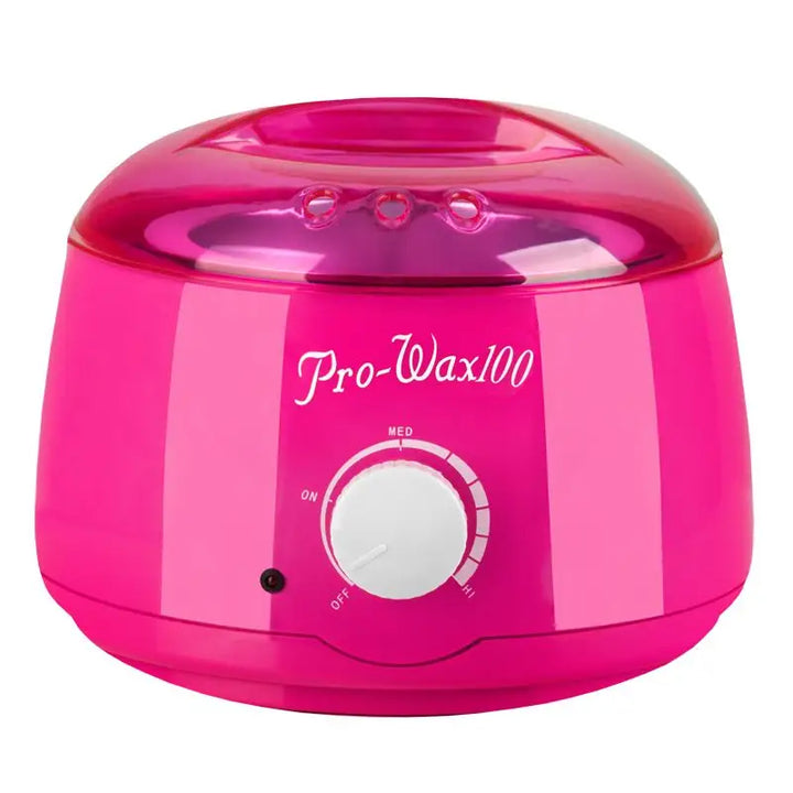 Pinkes Wachs-Heizgerät Pro-Wax 100 mit 400ml für professionelle Haarentfernung