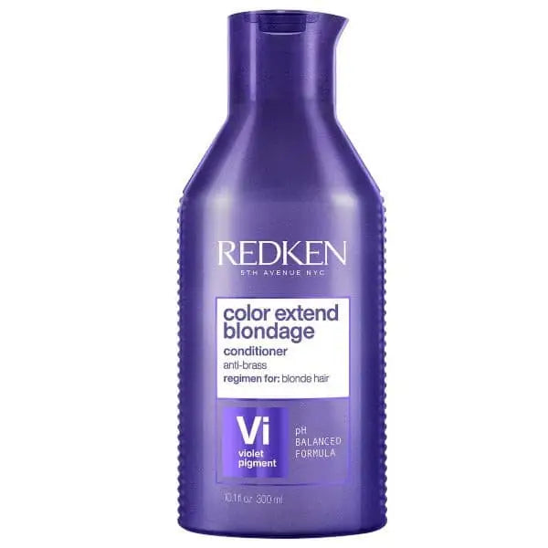 Purple Redken Color Extend Blondage Conditioner Flasche für blondiertes Haar