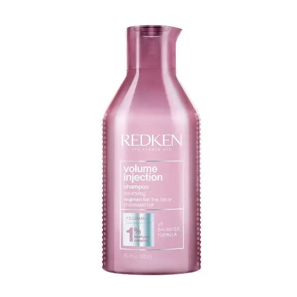 Pink Redken Volume Injection Shampoo Flasche für kräftiges Volumen