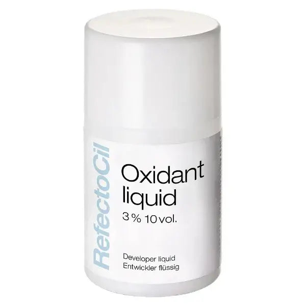 RefectoCil Oxidant Flüssig 3% in weißer Flasche für Wimpern- und Augenbrauenfarben
