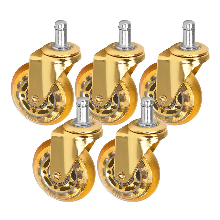 Roll Speed Hockerring Gold Push-In Set mit 5 Stück - Hockerrollen