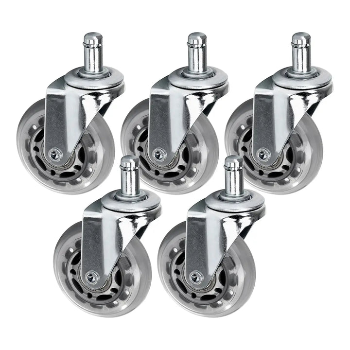 Roll Speed Silber Push-in Hockerrad 5er Set - Push-In Hockerrad