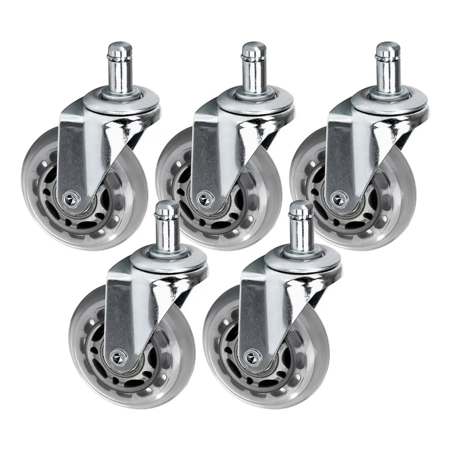Roll Speed Silber Push-in Hockerrad 5er Set - Push-In Hockerrad