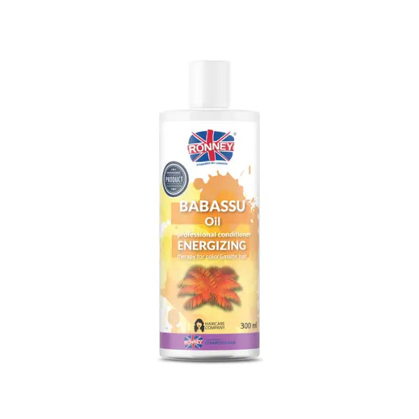 RONNEY Babassu Oil Therapy Haarconditioner Flasche auf weißem Hintergrund