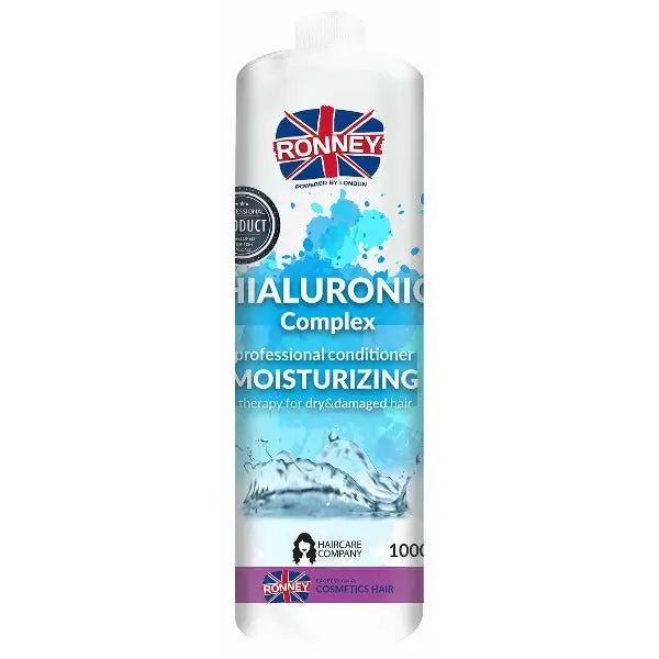 Ronney Hyaluronic Complex feuchtigkeitsspendender Conditioner auf weißen Hintergrund