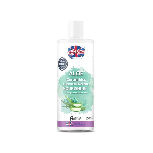 Flasche von Ronney Professional Aloe Ceramides Conditioner für pflegendes Haar
