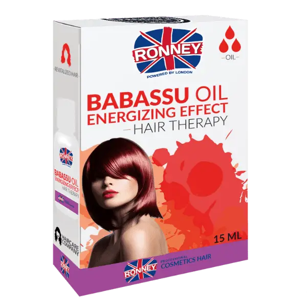 Ronney Professional Babassu Oil Energizing Effect Haarpflegeprodukt auf weißem Hintergrund