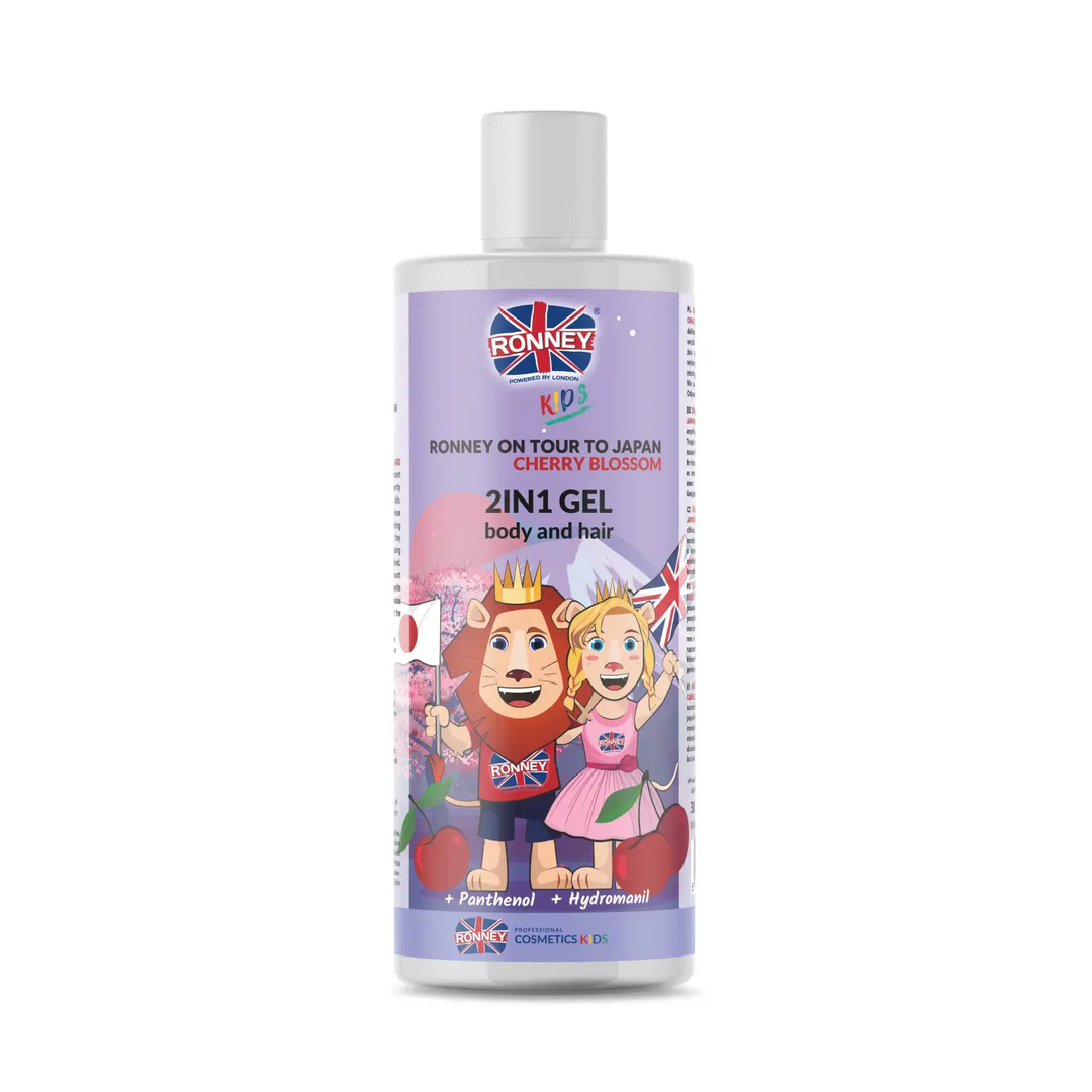 Ronney Professional Kirschblüte 2-in-1 Gel für Körper und Haare, pflegend und erfrischend