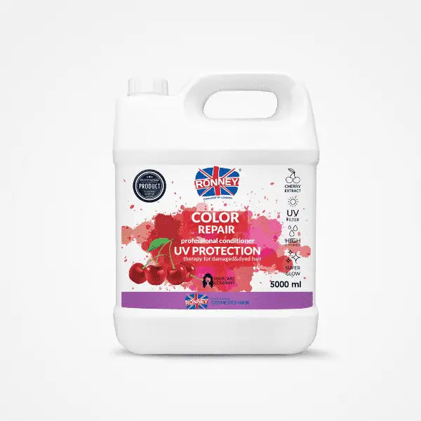 Großer weißer Behälter Ronney Color Repair Profi-Conditioner mit UV-Schutz