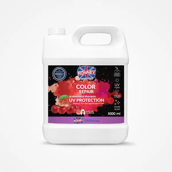 Großer Behälter Ronney Color Repair Shampoo UV Schutz für professionelles Haar