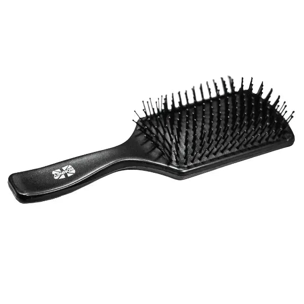 Schwarze Paddle Haarkamm Ronnie Professional Haarbürste für glattes Haar