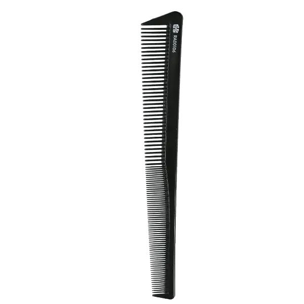 Schwarzer Plastik-Kamm Ronney Professional Pro-Lite Haarkamm 106