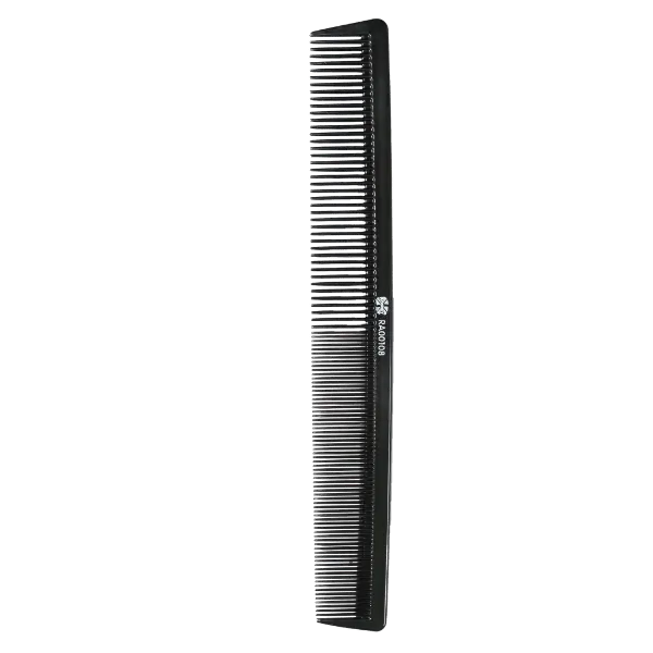 Schwarzer Kunststoffkamm vom Ronney Professional Pro Lite Haarkamm