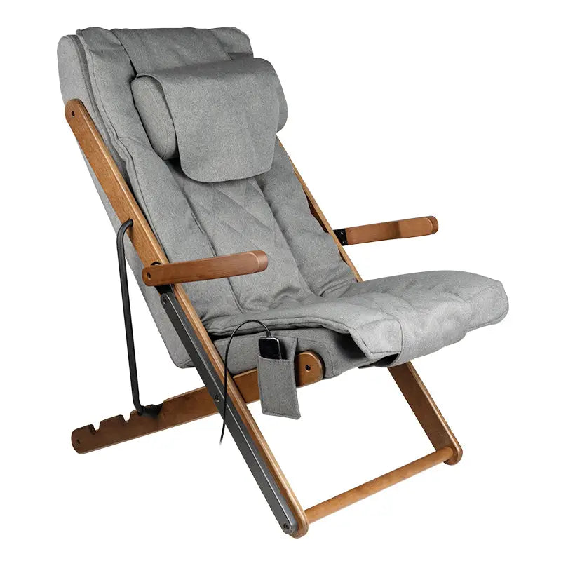 Sakura Klapp-Massagesessel mit Massagefunktion Grau - Massagesessel